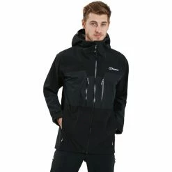 Berghaus Ridgemaster 3L Shell Jacket Men black/black -Rain jackets Men Sales Store berghaus ridgemaster 3l shell jacket men black black 3