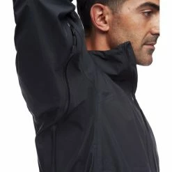 Black Diamond Highline Stretch Shell Jacket Men black -Rain jackets Men Sales Store black diamond highline stretch shell jacket men black 6