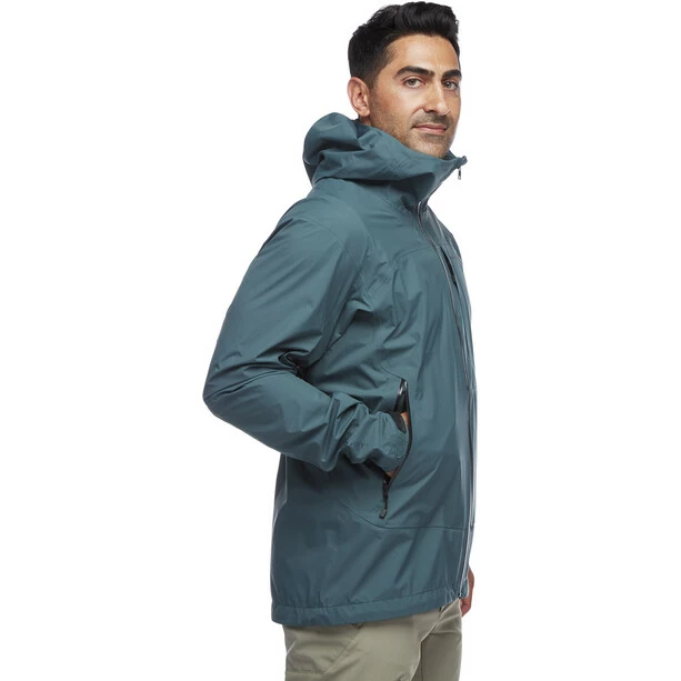 Black Diamond Highline Stretch Shell Jacket Men raging sea 5 Black Diamond Highline Stretch Shell Jacket Men raging sea - Image 3