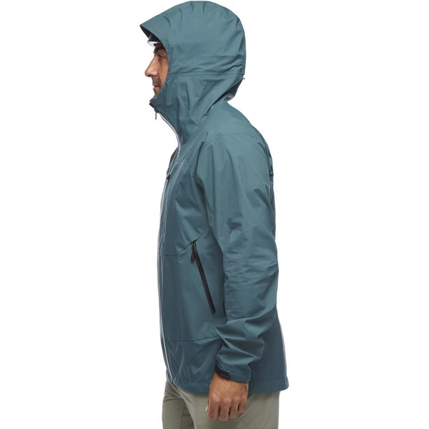 Black Diamond Highline Stretch Shell Jacket Men raging sea 8 Black Diamond Highline Stretch Shell Jacket Men raging sea - Image 6