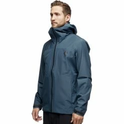 Black Diamond Liquid Point Shell Jacket Men azurite -Rain jackets Men Sales Store black diamond liquid point shell jacke herren azurite 3