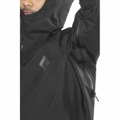 Black Diamond Liquid Point Shell Jacket Men black -Rain jackets Men Sales Store black diamond liquid point shell jacket men black 6