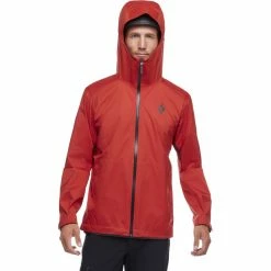 Black Diamond Stormline Stretch Rain Shell Jacket Men red rock -Rain jackets Men Sales Store black diamond stormline stretch rain shell jacke herren red rock 3