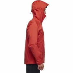 Black Diamond Stormline Stretch Rain Shell Jacket Men red rock -Rain jackets Men Sales Store black diamond stormline stretch rain shell jacke herren red rock 5