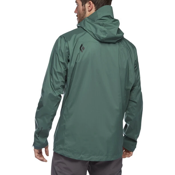 Black Diamond Stormline Stretch Rain Shell Jacket Men raging sea 4 Black Diamond Stormline Stretch Rain Shell Jacket Men raging sea - Image 2