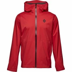 Black Diamond Stormline Stretch Rain Shell Jacket Men carmine