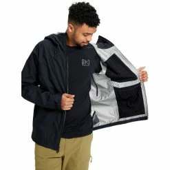 Burton [ak] Surgence GORE-TEX Jacket Men true black -Rain jackets Men Sales Store burton ak surgence gore tex jacket men true black 5