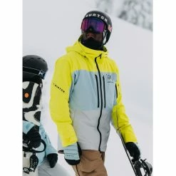 Burton [ak] Swash 2 Layer Jacket Gore-Tex Men limeade/ballad blue/gray cloud -Rain jackets Men Sales Store burton ak swash 2 layer jacket gore tex men limeade ballad blue gray cloud 4