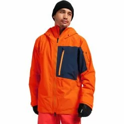 Burton Cyclic Jacket Gore-Tex Men clownfish orange/dress blue -Rain jackets Men Sales Store burton cyclic jacke gore tex herren clownfish orange dress blue 4