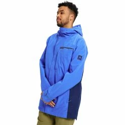 Burton Veridry 2L Rain Jacket Men amparo blue/dress blue -Rain jackets Men Sales Store burton veridry 2l rain jacket men amparo blue dress blue 3