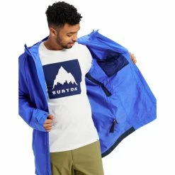 Burton Veridry 2L Rain Jacket Men amparo blue/dress blue -Rain jackets Men Sales Store burton veridry 2l rain jacket men amparo blue dress blue 5