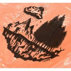 CAMPZ Emergency Poncho Wanderlust orange -Rain jackets Men Sales Store campz emergency poncho wanderlust orange 3