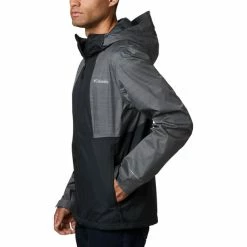 Columbia Inner Limits II Jacket Men black/graphite heather -Rain jackets Men Sales Store columbia inner limits ii jacke herren black graphite heather 6