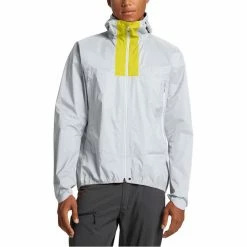 Haglöfs L.I.M GTX Jacket Men concrete/aurora -Rain jackets Men Sales Store hagloefs lim gtx jacket men concrete aurora 3