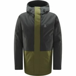 Haglöfs Salix Proof Mimic Parka Men magnetite/olive green