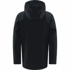 Haglöfs Salix Proof Mimic Parka Men true black -Rain jackets Men Sales Store hagloefs salix proof mimic parka men true black 2