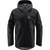 Haglöfs Tjärn Jacket Men true black 2 Haglöfs Tjärn Jacket Men true black -Rain jackets Men Sales Store hagloefs tjaern jacket men true black 1