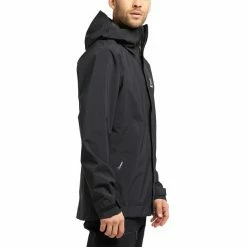 Haglöfs Tjärn Jacket Men true black 12 Haglöfs Tjärn Jacket Men true black -Rain jackets Men Sales Store hagloefs tjaern jacket men true black 5