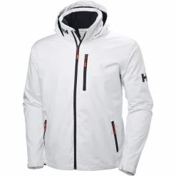 Helly Hansen Crew Hooded Midlayer Jacket Men white