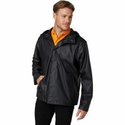 Helly Hansen Moss Jacket Men black -Rain jackets Men Sales Store helly hansen moss jacke herren black 3