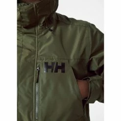 Helly Hansen Rigging Insulator Rain Coat Men utility green -Rain jackets Men Sales Store helly hansen rigging insulator rain coat men utility green 5