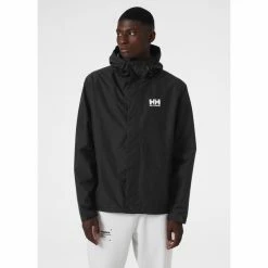 Helly Hansen Seven J Jacket Men black -Rain jackets Men Sales Store helly hansen seven j jacket men black 3
