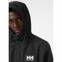 Helly Hansen Seven J Jacket Men black -Rain jackets Men Sales Store helly hansen seven j jacket men black 6