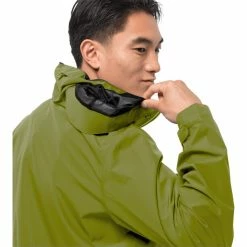 Jack Wolfskin Evandale Jacket Men golden cypress -Rain jackets Men Sales Store jack wolfskin evandale jacket men golden cypress 5
