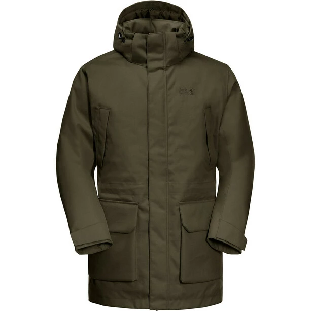 Jack Wolfskin Fierce Wind Parka Men bonsai green 3 Jack Wolfskin Fierce Wind Parka Men bonsai green