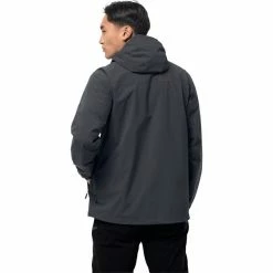 Jack Wolfskin Go Hike Jacket Men phantom -Rain jackets Men Sales Store jack wolfskin go hike jacket men phantom 3