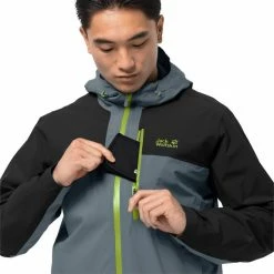 Jack Wolfskin Go Hike Jacket Men storm grey 11 Jack Wolfskin Go Hike Jacket Men storm grey -Rain jackets Men Sales Store jack wolfskin go hike jacket men storm grey 4