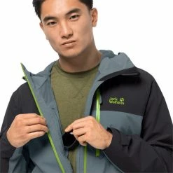 Jack Wolfskin Go Hike Jacket Men storm grey 12 Jack Wolfskin Go Hike Jacket Men storm grey -Rain jackets Men Sales Store jack wolfskin go hike jacket men storm grey 5