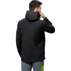 Jack Wolfskin Highest Peak 2.5L Jacket Men black -Rain jackets Men Sales Store jack wolfskin highest peak 25l jacket men black 3