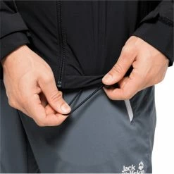 Jack Wolfskin Highest Peak 2.5L Jacket Men black -Rain jackets Men Sales Store jack wolfskin highest peak 25l jacket men black 5