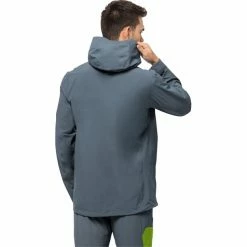 Jack Wolfskin Highest Peak 2.5L Jacket Men storm grey -Rain jackets Men Sales Store jack wolfskin highest peak 25l jacket men storm grey 3