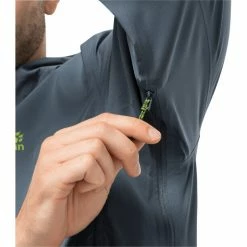 Jack Wolfskin Highest Peak 2.5L Jacket Men storm grey -Rain jackets Men Sales Store jack wolfskin highest peak 25l jacket men storm grey 4