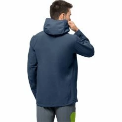 Jack Wolfskin Highest Peak 2.5L Jacket Men thunder blue -Rain jackets Men Sales Store jack wolfskin highest peak 25l jacket men thunder blue 6