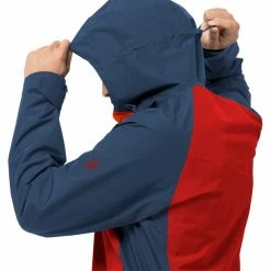 Jack Wolfskin Mount Isa Jacket Men adrenaline red -Rain jackets Men Sales Store jack wolfskin mount isa jacket men adrenaline red 4