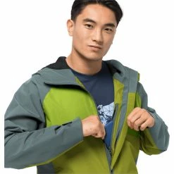 Jack Wolfskin Mount Isa Jacket Men golden cypress -Rain jackets Men Sales Store jack wolfskin mount isa jacket men golden cypress 5