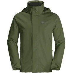 Jack Wolfskin Stormy Point 2L Jacket Men greenwood