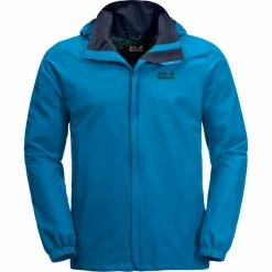 Jack Wolfskin Stormy Point Jacket Men blue pacific