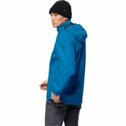 Jack Wolfskin Stormy Point Jacket Men blue pacific -Rain jackets Men Sales Store jack wolfskin stormy point jacket men blue pacific 3