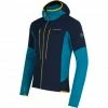 La Sportiva Session Tech Hoody Men night blue/crystal 1 La Sportiva Session Tech Hoody Men night blue/crystal -Rain jackets Men Sales Store la sportiva session tech hoody men night blue crystal 1