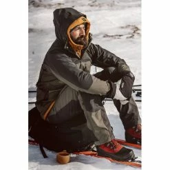 Lundhags Makke Pro Jacket Men forest green/charcoal -Rain jackets Men Sales Store lundhags makke pro jacket men forest green charcoal 4