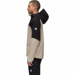 Mammut Aenergy Air HS Hooded Jacket Men safari/black -Rain jackets Men Sales Store mammut aenergy air hs hooded jacket men safari black 3