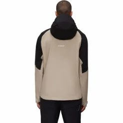 Mammut Aenergy Air HS Hooded Jacket Men safari/black -Rain jackets Men Sales Store mammut aenergy air hs hooded jacket men safari black 4