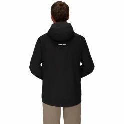 Mammut Convey Tour HS Hooded Jacket Men black -Rain jackets Men Sales Store mammut convey tour hs hooded jacket men black 3