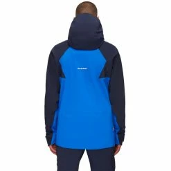 Mammut La Liste Pro HS Hooded Jacket Men ice/marine -Rain jackets Men Sales Store mammut la liste pro hs hooded jacket men ice marine 3
