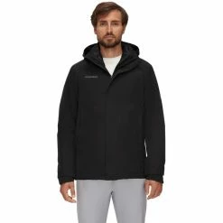 Mammut Trovat 3 in 1 HS Hooded Jacket Men black-black -Rain jackets Men Sales Store mammut trovat 3 in 1 hs hooded jacket men black black 3