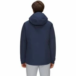 Mammut Trovat 3 in 1 HS Hooded Jacket Men marine-ice -Rain jackets Men Sales Store mammut trovat 3 in 1 hs hooded jacket men marine ice 5